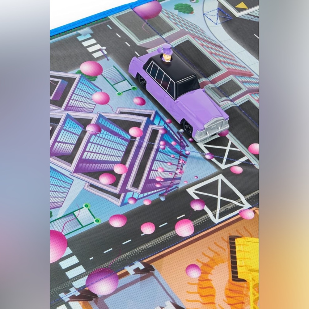Paw Patrol, True Metal Adventure City Movie Play Mat Set with 2 Exclusive cars